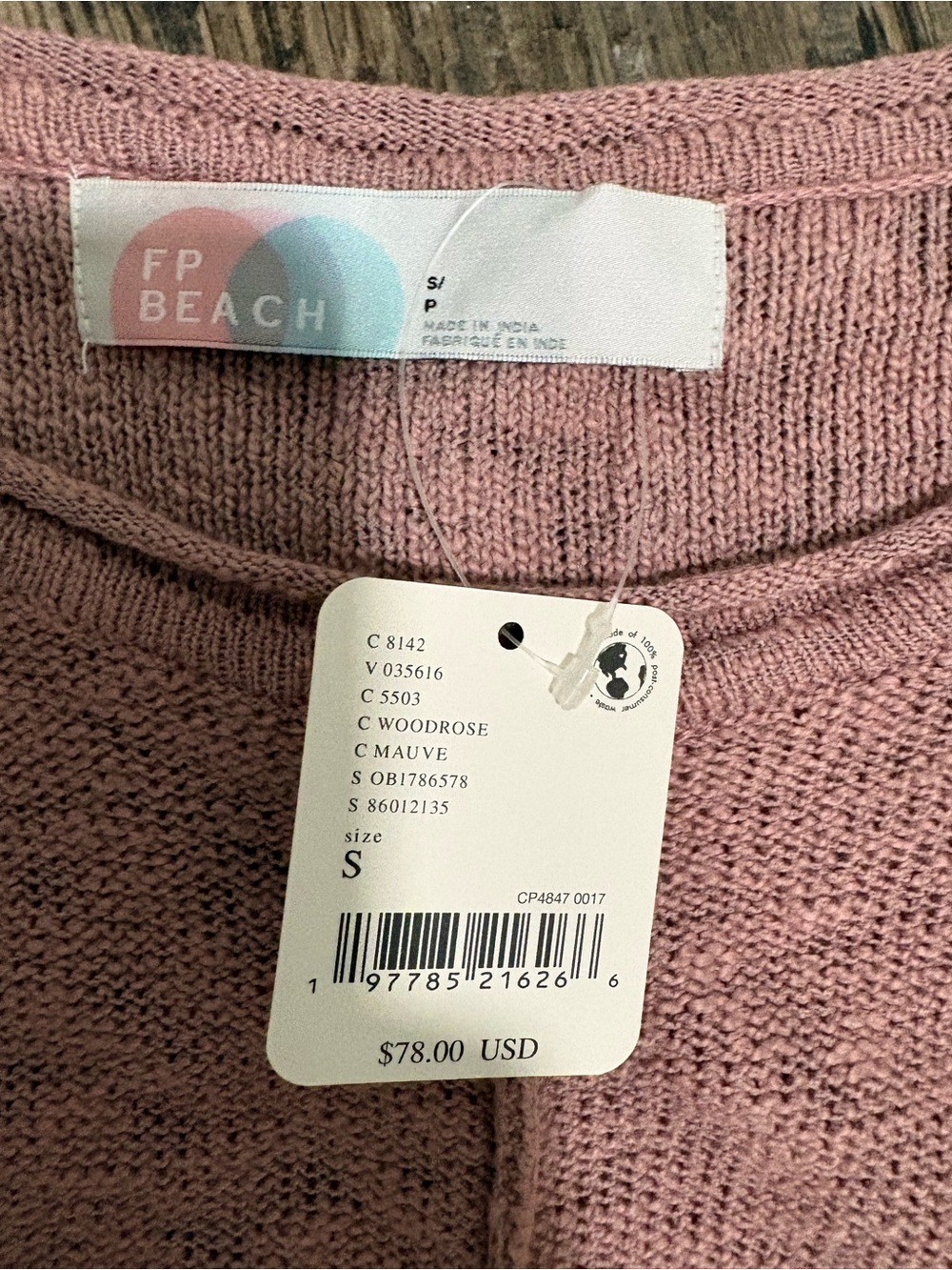 Free People Women’s Bri Sweater Maxi Dress $45.00 Size Small New With Tags - Picture 4 of 9